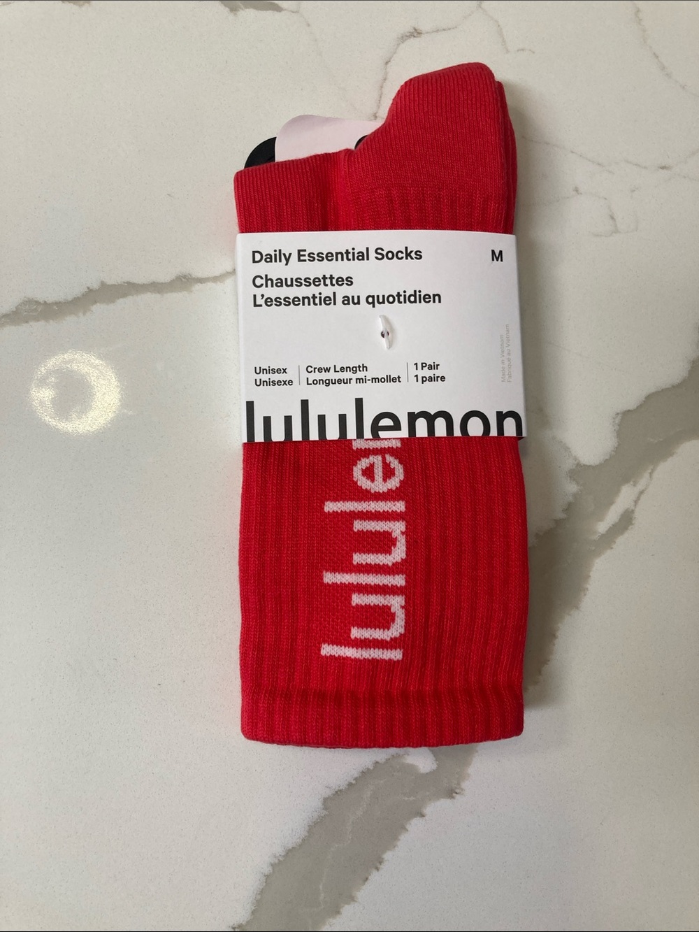 lululemon athletica Daily Essential Crew Socks - Red